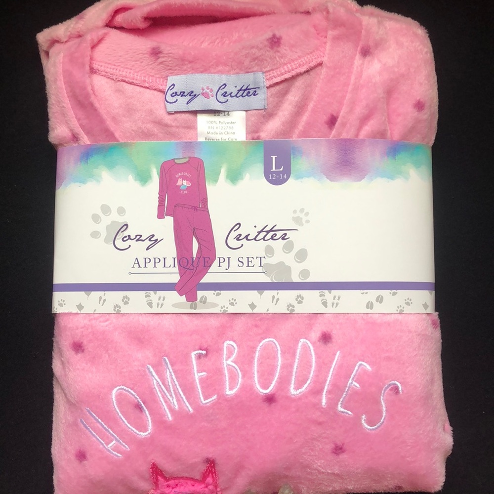 Pink Two piece Pj set. US size LARGE(12-14)
